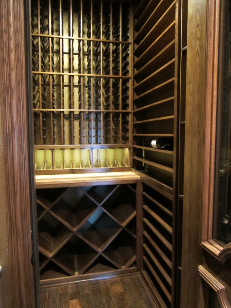 Click here to see more of this wine cellar The Completed Climate Controlled Wine Cellars