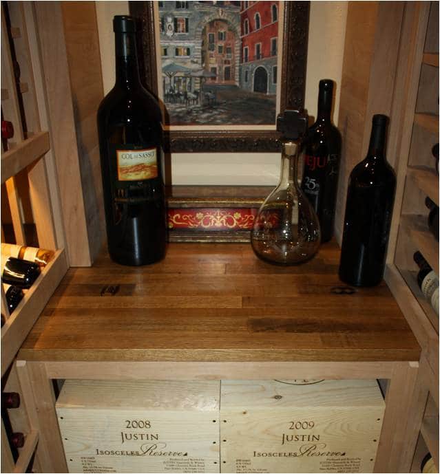 Houston wine cellar table top