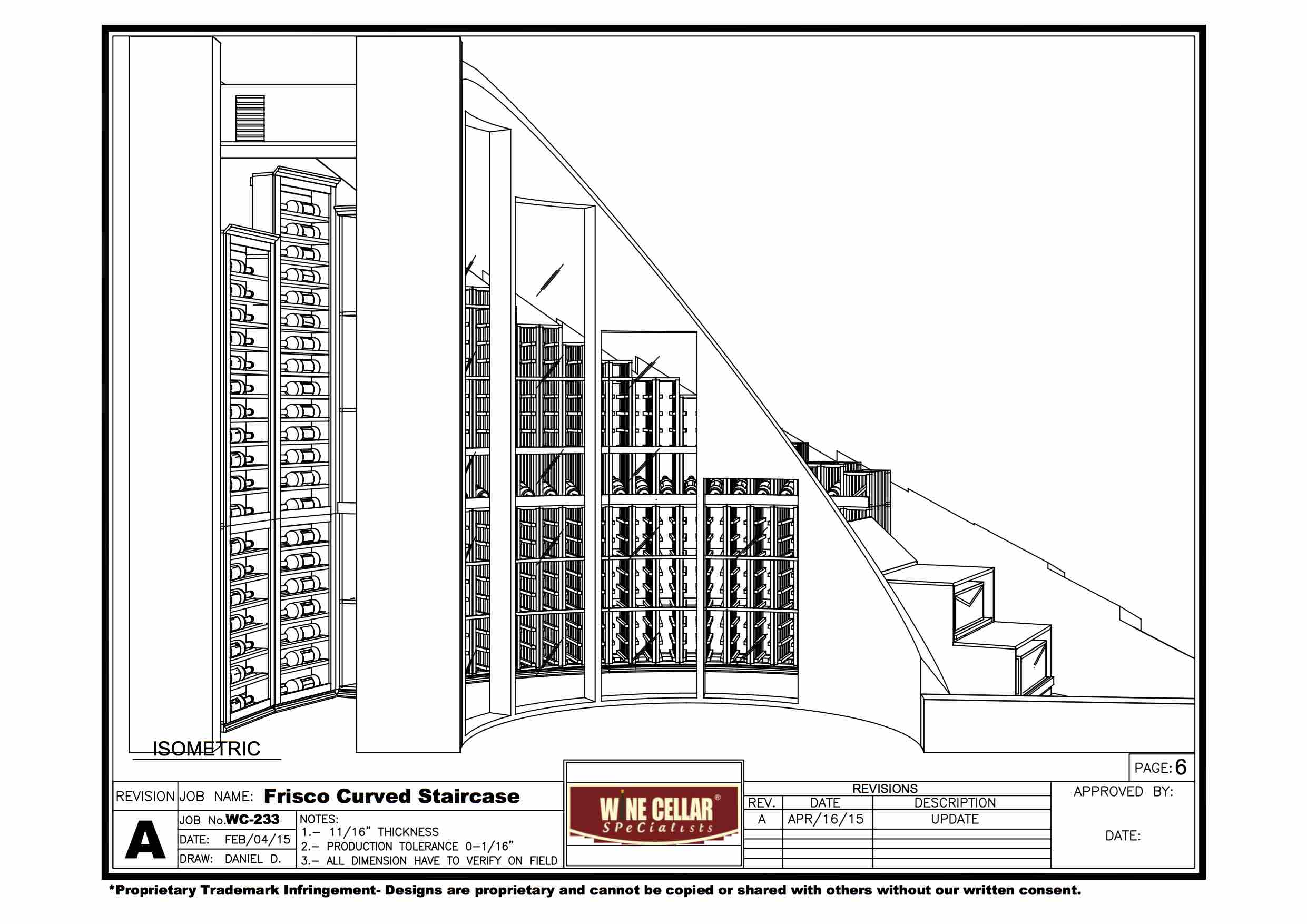 Curved Wine Cellar Houston Texas Master Builders Project