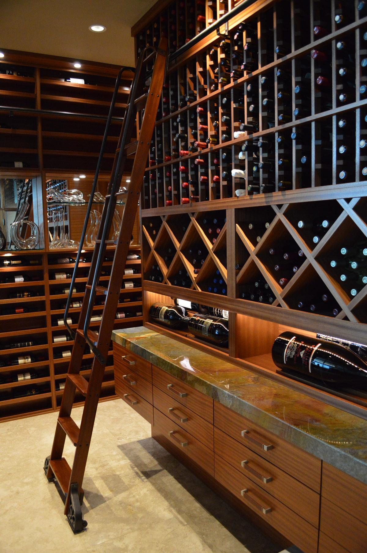 Custom Wine Racks Right Wall