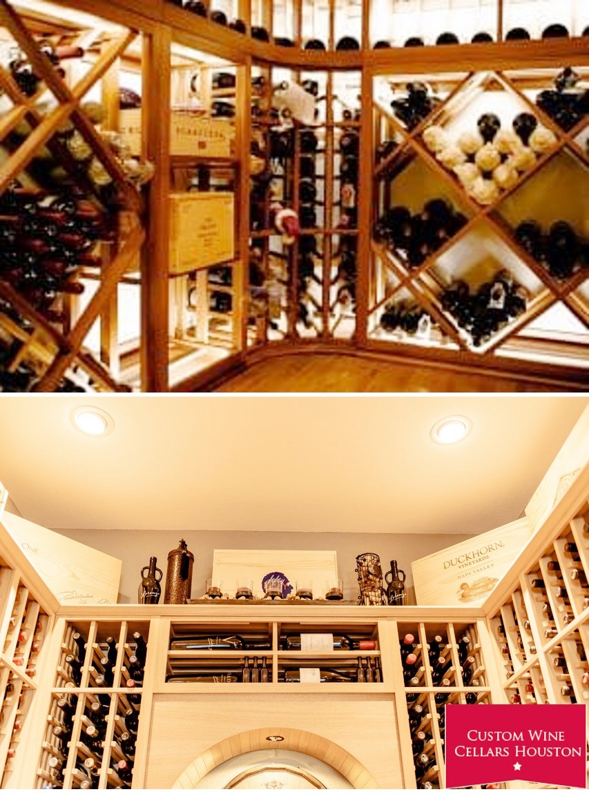 Mahogany Wood Wine Racks are Perfect for Building Traditional Hoe Wine Cellars in Texas