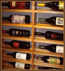 WINE BOTTLES HORIZONTAL