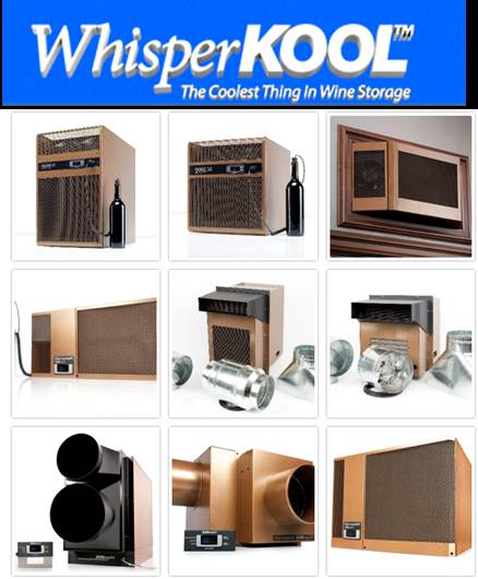 WhisperKOOL Wine Cellar Cooling Units