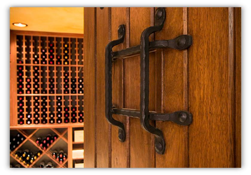 wine cellar door