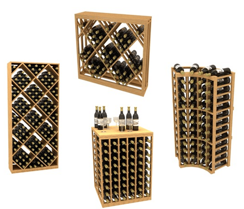 Houston wooden wine rack kits