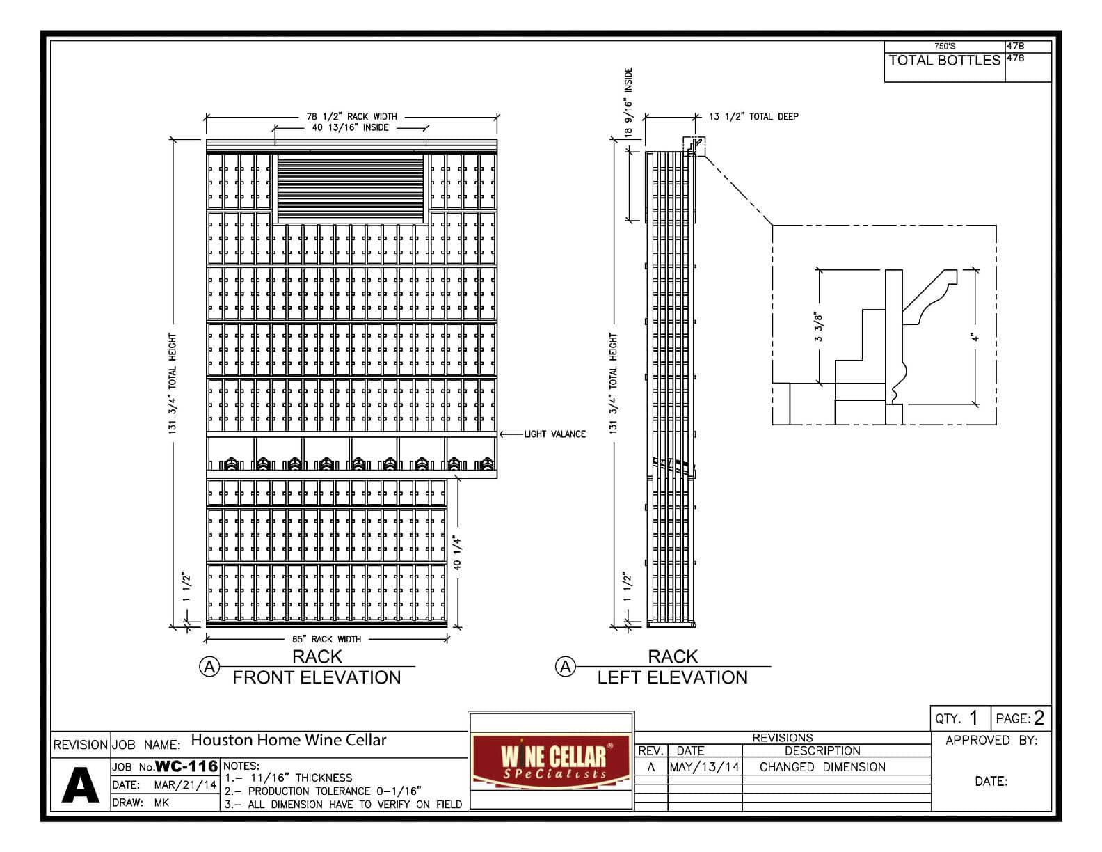 Custom Wine Cellars Houston