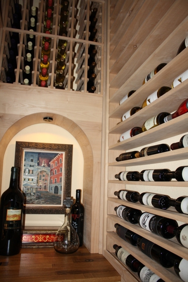 Houston Home Closet Wine Cellar