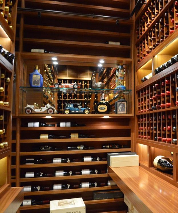 Impressive Custom Wine Cellar Extension Project Houston