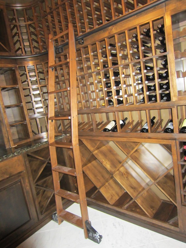 Home Wine Cellar with Custom Design by Houston Builders