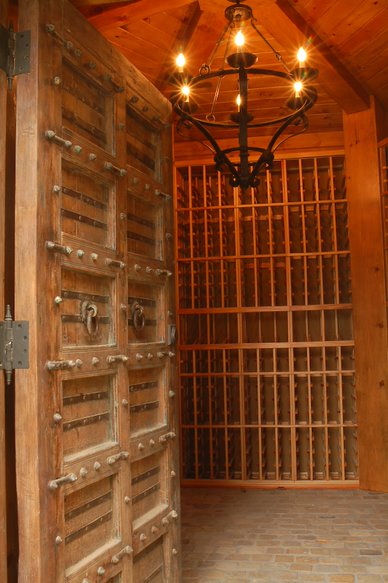 Custom Wine Cellar Constructed by Experts for a Houston Residence