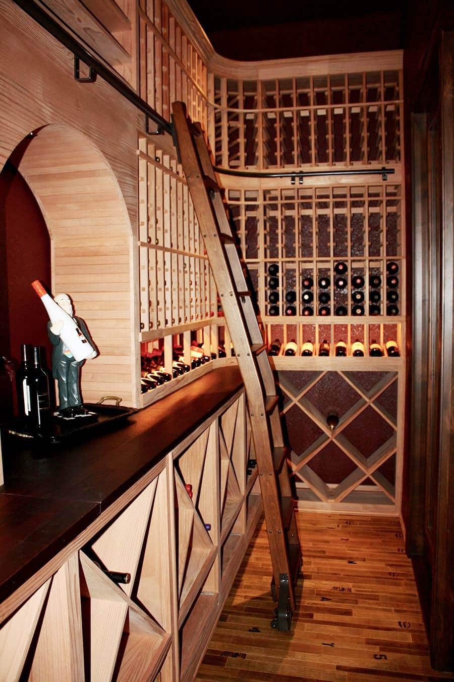 Do you need help with your project? Request a custom design and work with a professional wine room designer. Elegant Custom Wine Cellar Created by an Expert Designer in Texas