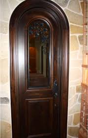 Arched Custom Wine Cellar Door