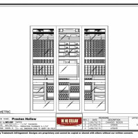 3D Drawing Exterior View of the Custom Wine Cellar